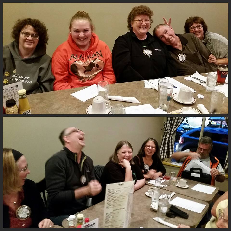 Lions have fun during in-person meetings and our Zoom meetings!